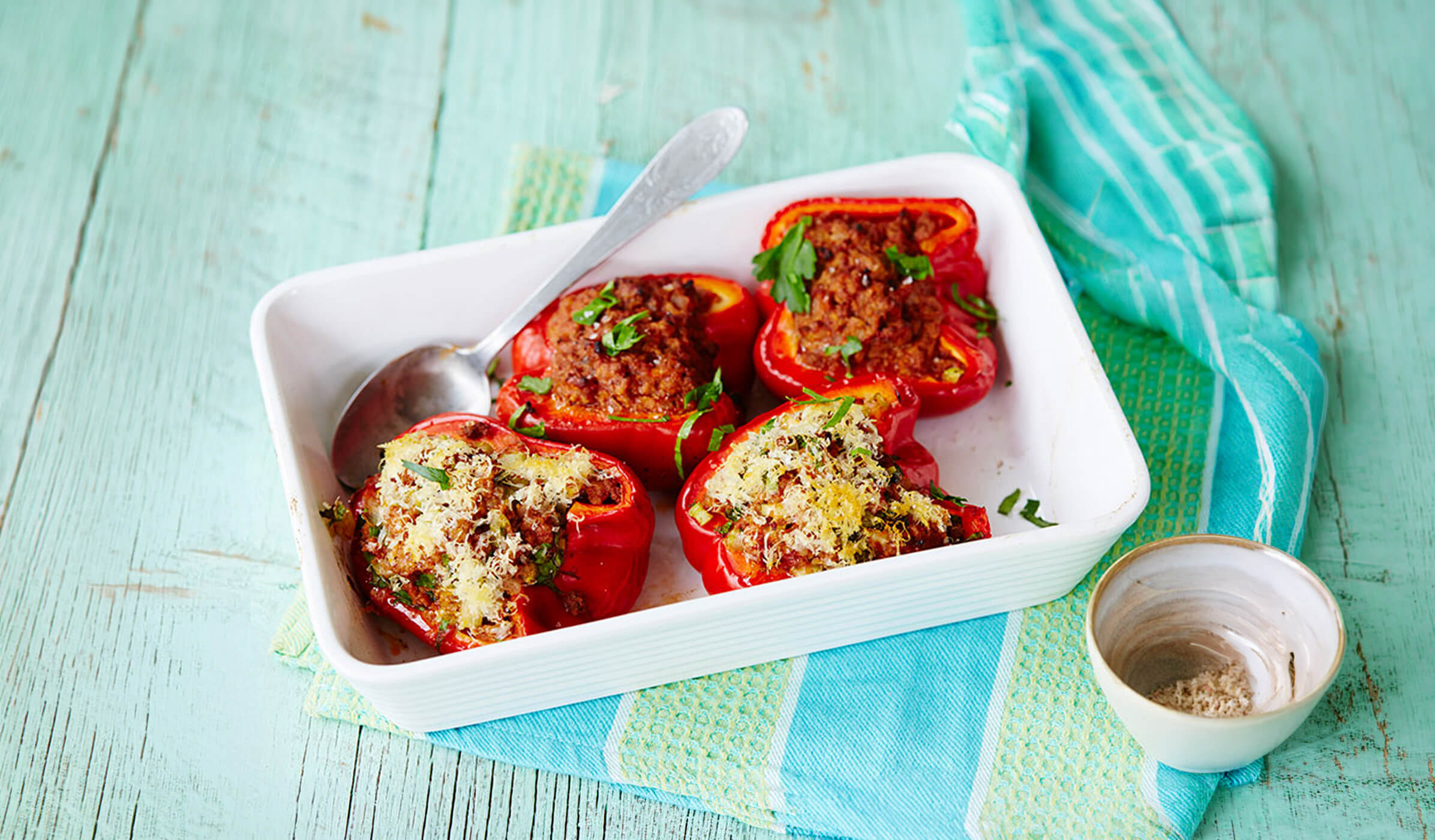 Mediterranean Stuffed Capsicums